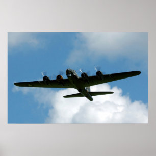 Póster Fortaleza del vuelo B-17