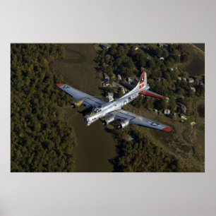 Póster Fortaleza del vuelo B-17