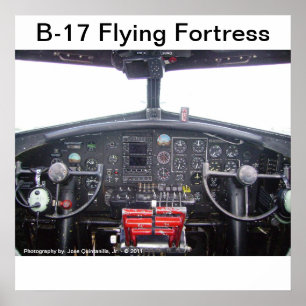 Póster Fortaleza del vuelo B-17 - poster