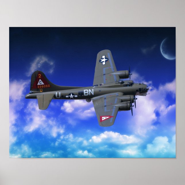 Póster Fortaleza Voladora B-17 (Frente)