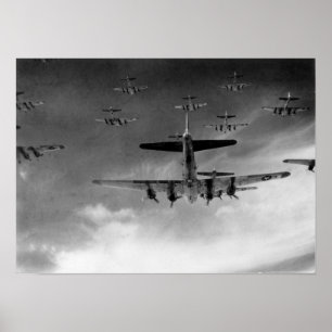 Póster Fortalezas del vuelo B-17