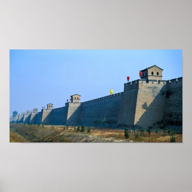 Póster Fortificación de la antigua ciudad de Pingyao - Ch (Frente)