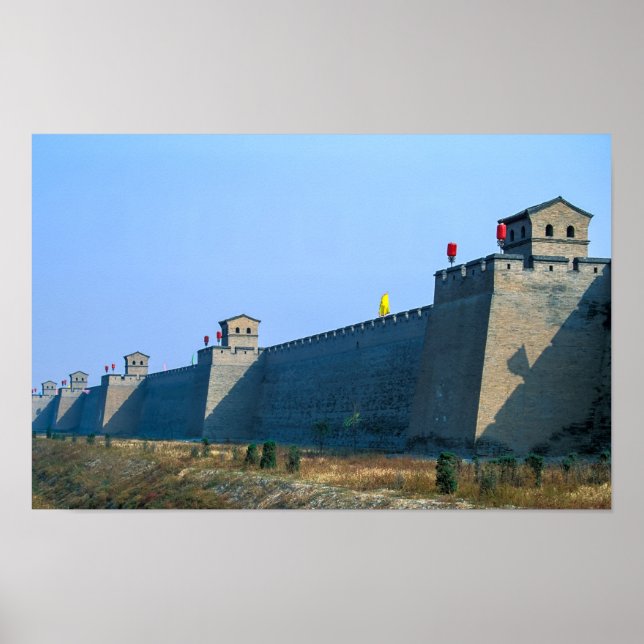 Póster Fortificación de la antigua ciudad de Pingyao - Ch (Frente)