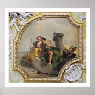 Póster Fortitude and Justice, from the 'Sala Capitolare'