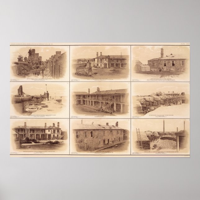 Póster Forts Sumter & Moultrie (Frente)