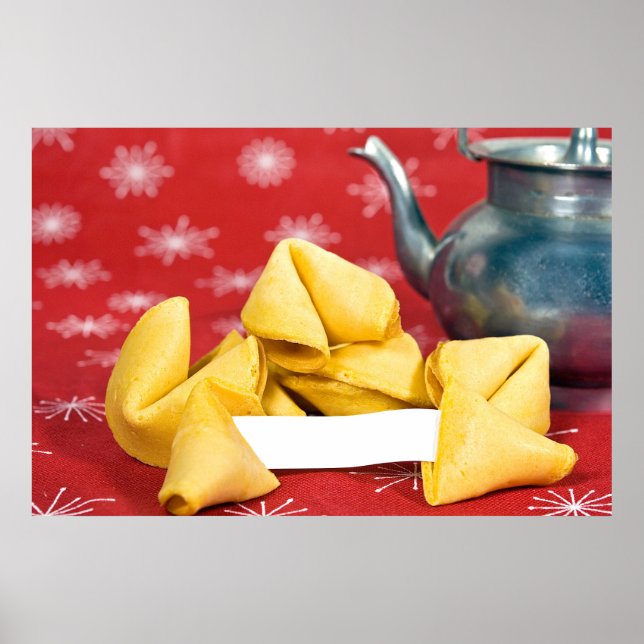 Póster Fortune Cookie con Tetera (Frente)