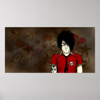 Póster Forumwarz Emo Kid Poster