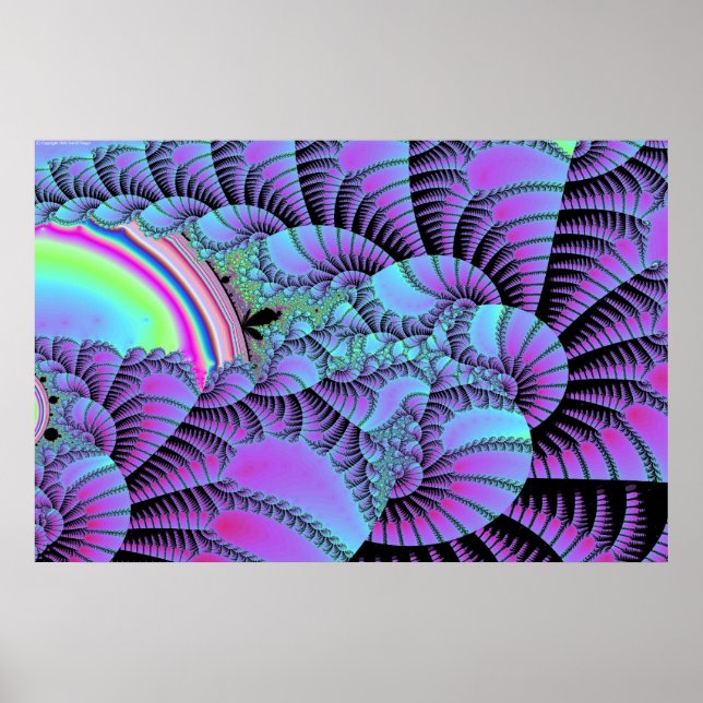 Póster Fossil fractal (Frente)