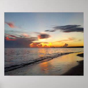 Póster foto 109 Beach sunset