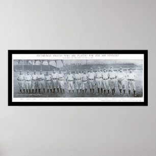 Póster Foto 1905 del equipo de los Pittsburgh Pirates