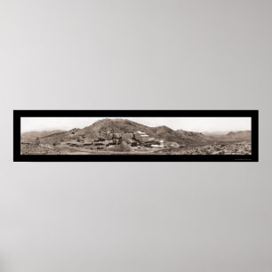 Póster Foto 1908 del nanovoltio de la riolita de la mina