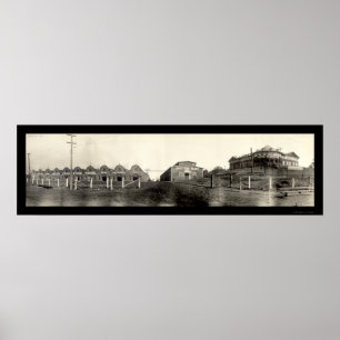 Póster Foto 1909 de Atlanta GA de los corrales