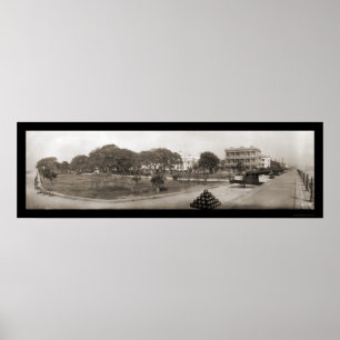 Póster Foto 1909 de la batería de Charleston Carolina del