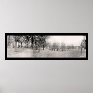 Póster Foto 1909 de la universidad NY de Elmira