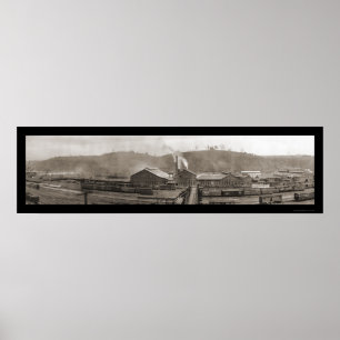 Póster Foto 1909 de Lynchburg VA del tren