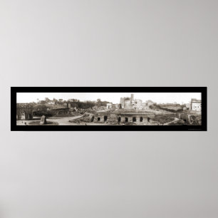 Póster Foto 1909 del arco de Roma, Italia