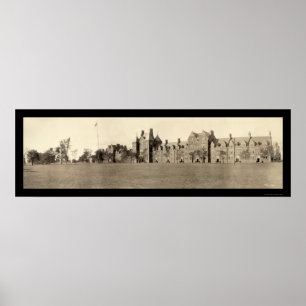Póster Foto 1909 del CT de la universidad de la trinidad