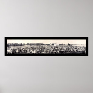 Póster Foto 1909 del panorama del automóvil