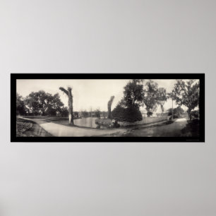 Póster Foto 1909 del parque de la ciudad de New Orleans