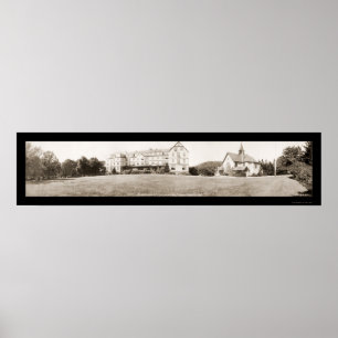 Póster Foto 1910 de la universidad de Asheville