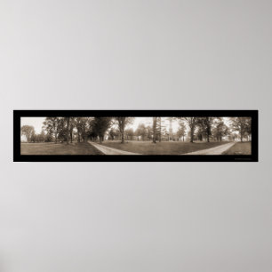 Póster Foto 1911 de la universidad de Clinton NY
