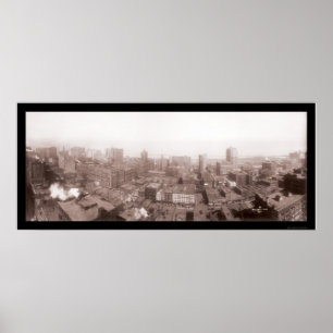 Póster Foto 1912 de Chicago Illinois