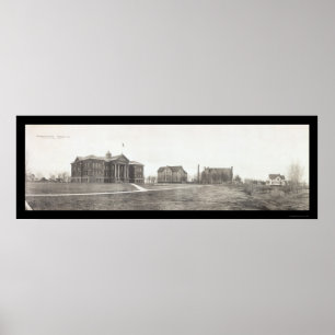 Póster Foto 1912 del manganeso de la universidad de