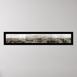 Póster Foto 1913 de la costa de Tampa FL