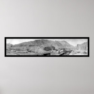 Póster Foto 1913 de la explotación minera de Utah de la