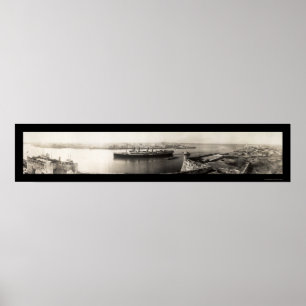 Póster Foto 1913 de la nave de La Habana, Cuba