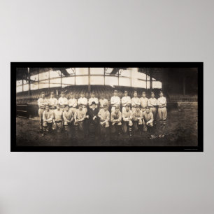 Póster Foto 1913 del club de béisbol de Brooklyn