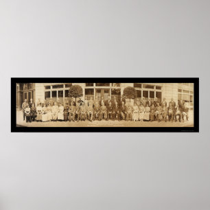 Póster Foto 1913 del convenio del postmaster