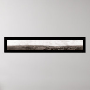 Póster Foto 1913 del panorama del manganeso de Glenwood