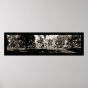 Póster Foto 1914 de la universidad IA de Drake