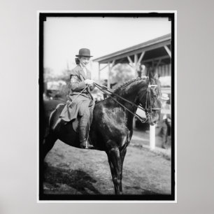 Póster Foto 1916 de la demostración del caballo del