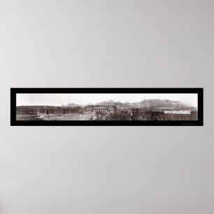 Póster Foto 1916 de la salida del sol del parque del