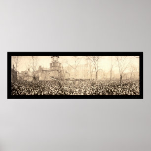 Póster Foto 1917 de Philadelphia WWI de la reunión