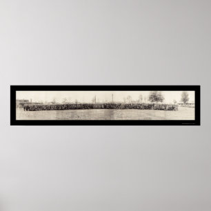 Póster Foto 1918 de Greenleaf del campo del ejército del