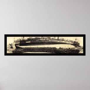 Póster Foto 1918 de USS Mount Vernon