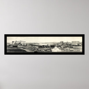 Póster Foto 1919 de Puerto Rico del aceite de carbón