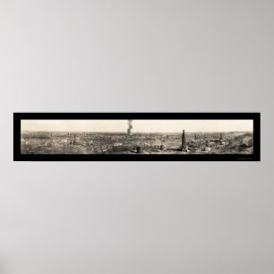 Póster Foto 1919 del guardabosques TX de los campos