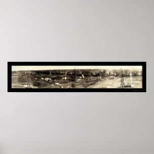 Póster Foto 1919 del LA del aceite del pantano de Bull