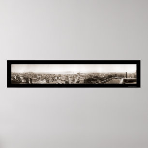Póster Foto 1920 del puerto de San Francisco