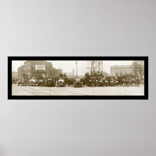 Póster Foto 1921 del departamento Niágara del fuego