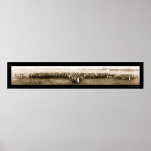 Póster Foto 1921 del guardia de Mabry TX del campo