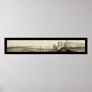 Póster Foto 1926 de la presa de los bajíos del músculo