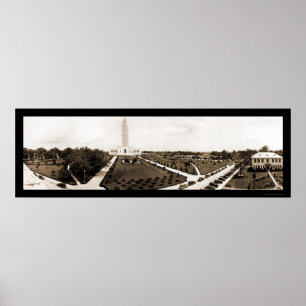 Póster Foto 1935 del capitolio del LA de Baton Rouge
