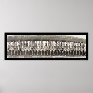 Póster Foto 1953 del desfile de Srta. América