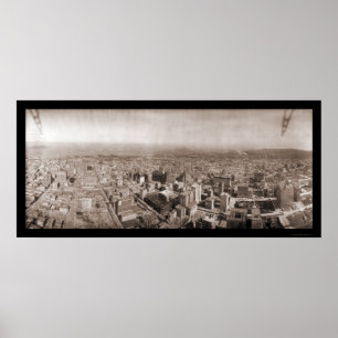 Póster Foto aérea 1908 de San Francisco