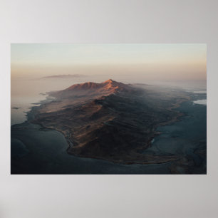 PÓSTER FOTO AÉREA DE LA ISLA